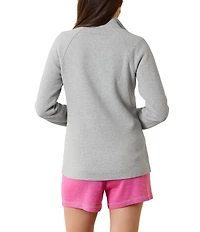 Tommy Bahama Aruba Full Zip Stand Collar Long Sleeve Sweatshirt