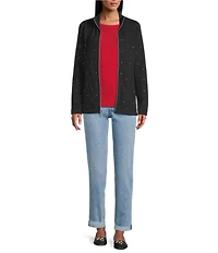 Tommy Bahama Aruba Rhinestone Embellished Full Zip Jacket