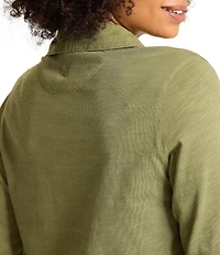 Tommy Bahama Ashby Isles Jersey Collared V-neck Pocketed Dress