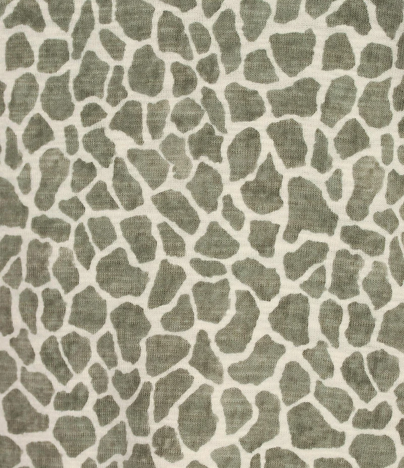 Tommy Bahama Ashby Safari Spot Scoop Neck 3/4 Sleeve Tee Shirt