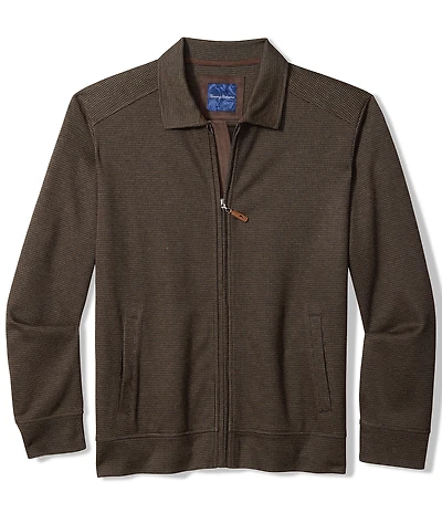 Tommy Bahama Astoria Full Zip Houndstooth Jacket