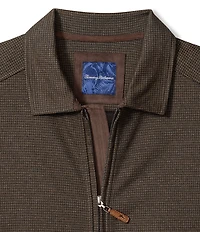 Tommy Bahama Astoria Full Zip Houndstooth Jacket