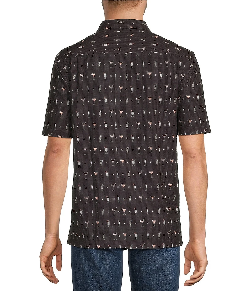 Tommy Bahama Bahama Coast Cocktail Conga Short Sleeve Woven Camp Shirt