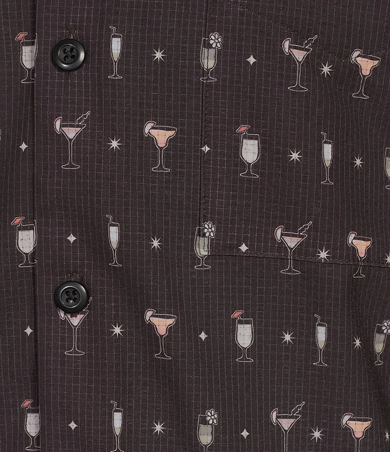 Tommy Bahama Bahama Coast Cocktail Conga Short Sleeve Woven Camp Shirt