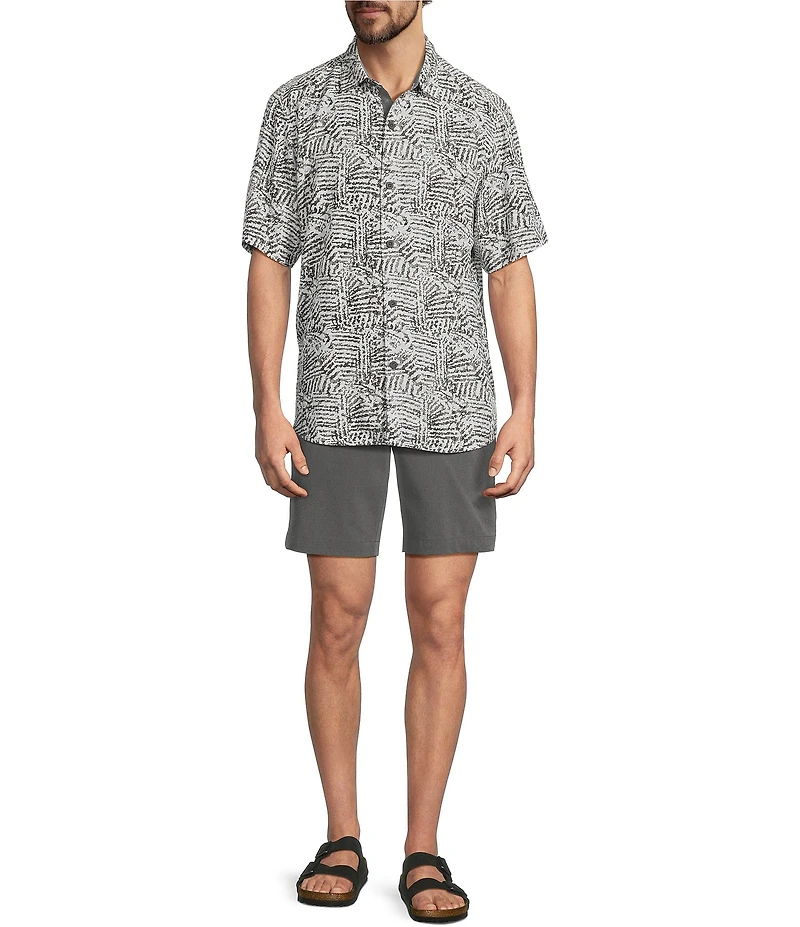 Tommy Bahama Bahama Coast Flat-Front 9 #double; Inseam Shorts