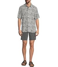 Tommy Bahama Bahama Coast Flat-Front 9 #double; Inseam Shorts