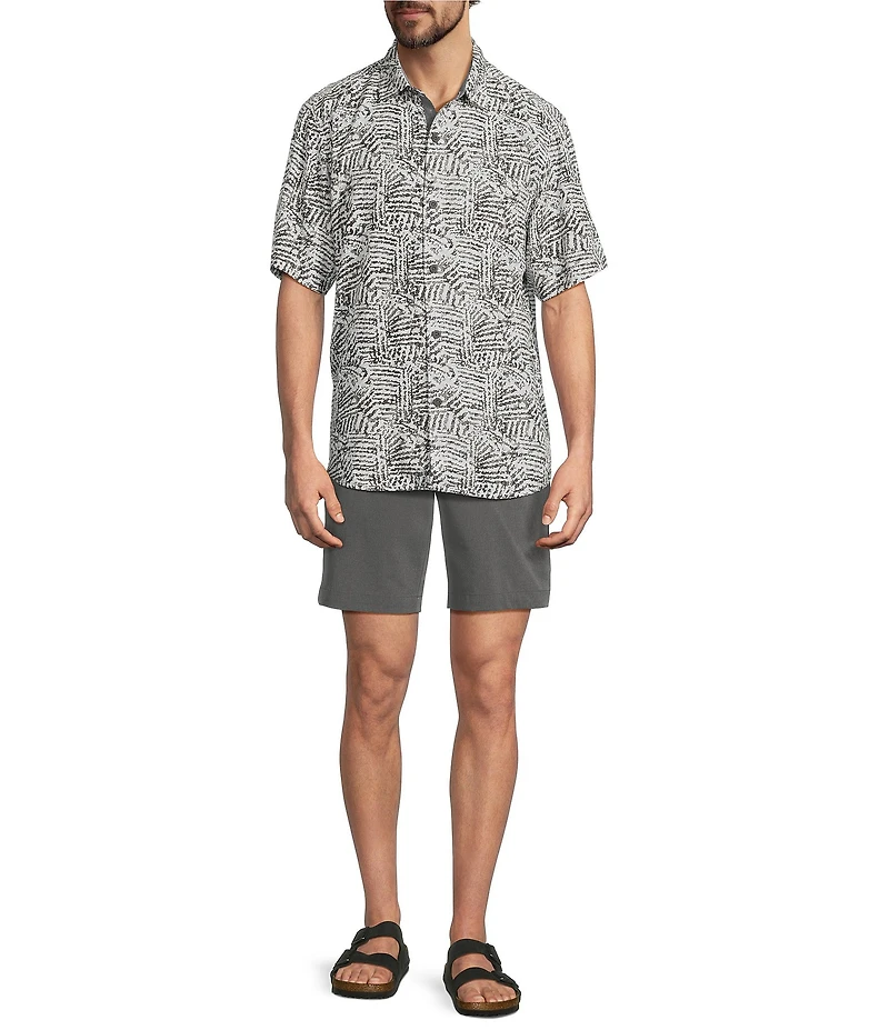 Tommy Bahama Bahama Coast Flat-Front 9 #double; Inseam Shorts