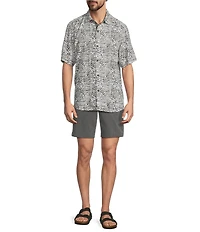 Tommy Bahama Bahama Coast Flat-Front 9 #double; Inseam Shorts