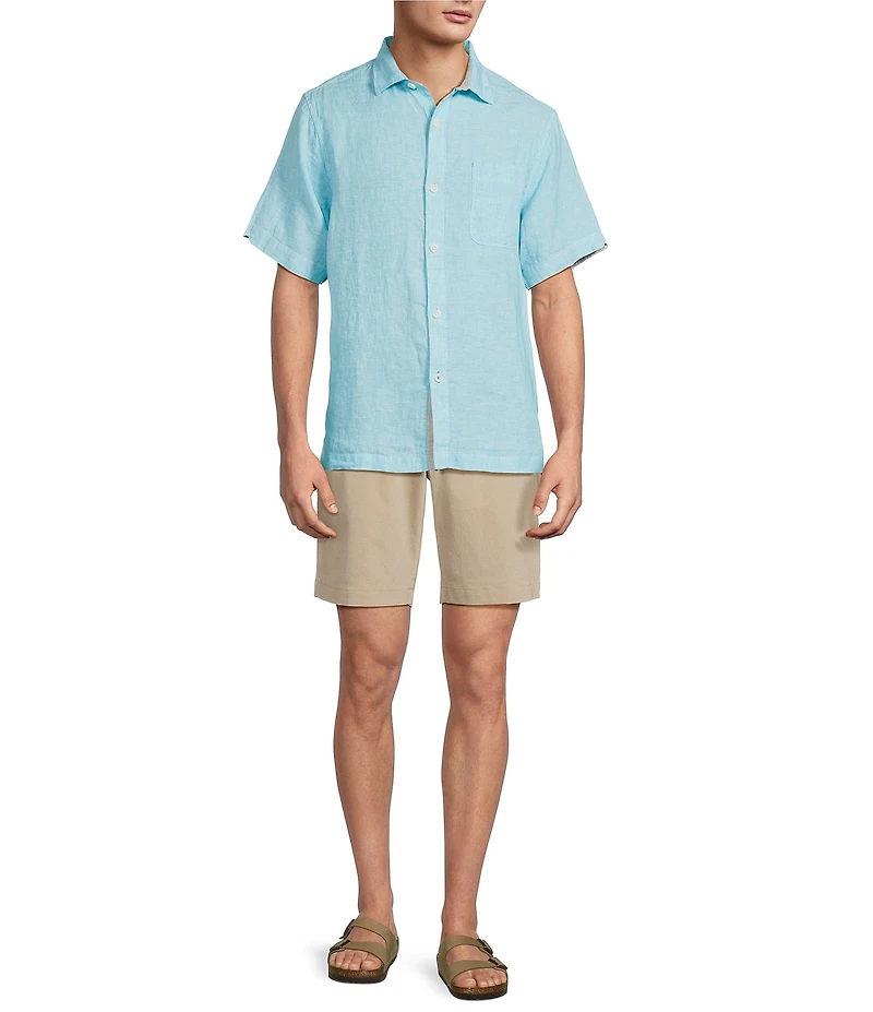 Tommy Bahama Bahama Coast Flat-Front 9 #double; Inseam Shorts