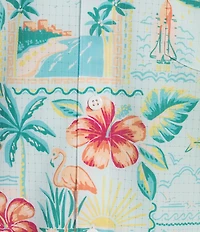 Tommy Bahama Bahama Coast Florida Fun Tropical Floral Short Sleeve Woven Shirt