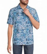 Tommy Bahama Bahama Coast Lagoon Vista Short Sleeve Woven Shirt