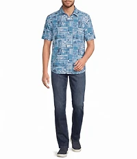 Tommy Bahama Bahama Coast Lagoon Vista Short Sleeve Woven Shirt