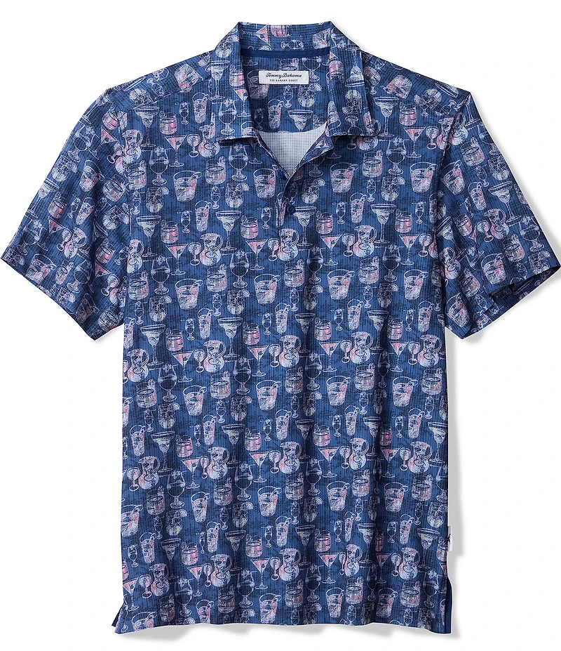 Tommy Bahama Bahama Coast Mai Tai-Dye Short Sleeve Polo Shirt