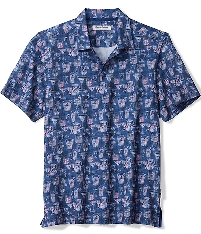 Tommy Bahama Bahama Coast Mai Tai-Dye Short Sleeve Polo Shirt