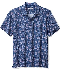Tommy Bahama Bahama Coast Mai Tai-Dye Short Sleeve Polo Shirt