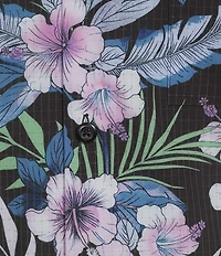 Tommy Bahama Bahama Coast Midnight Flora Short Sleeve Woven Camp Shirt