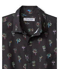 Tommy Bahama Bahama Coast Neon Sips Short Sleeve Woven Shirt