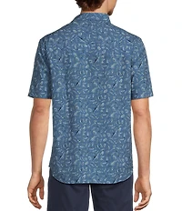 Tommy Bahama Bahama Coast Night Schooled Short Sleeve Woven Shirt