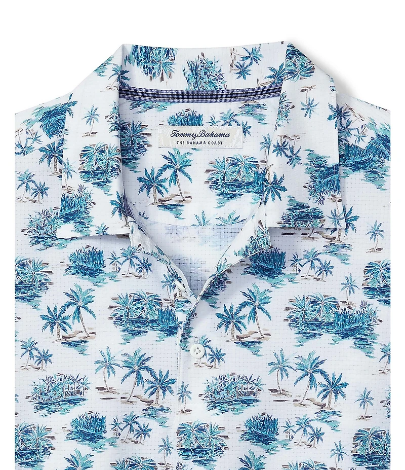 Tommy Bahama Bahama Coast Palm Scape Short Sleeve Polo Shirt