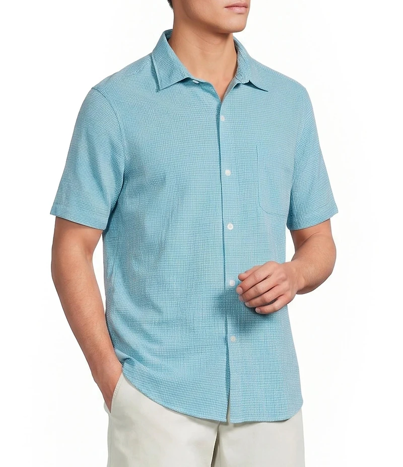 Tommy Bahama Bahama Coast Sintra Stripe Short Sleeve Woven Shirt