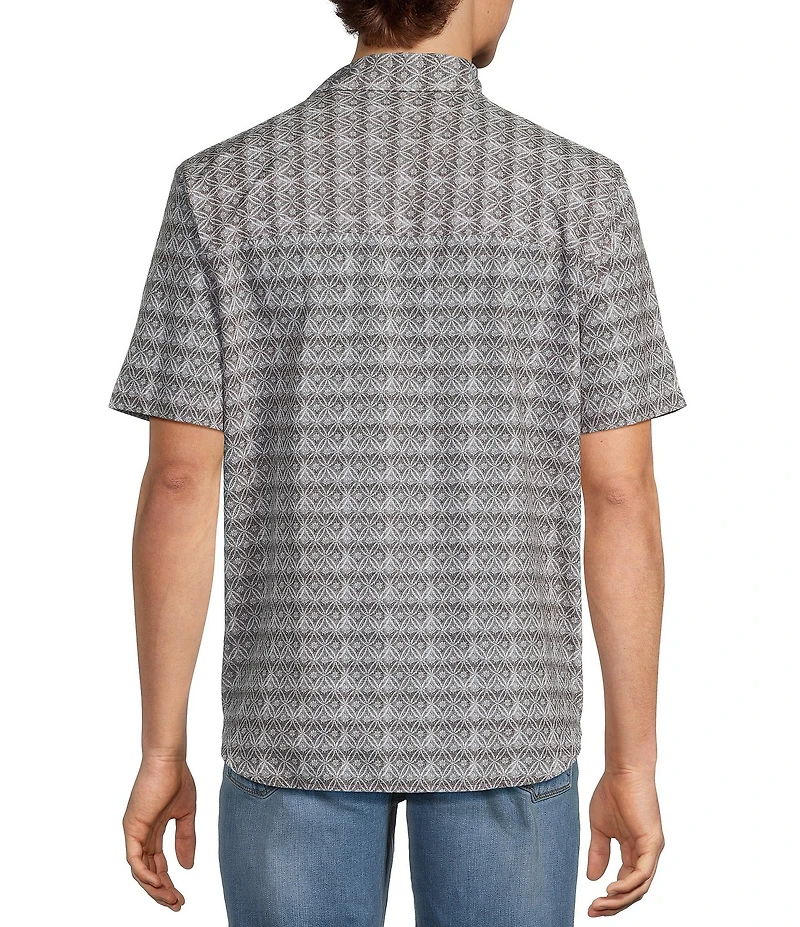 Tommy Bahama Bahama Coast Tile Isle Short Sleeve Woven Shirt