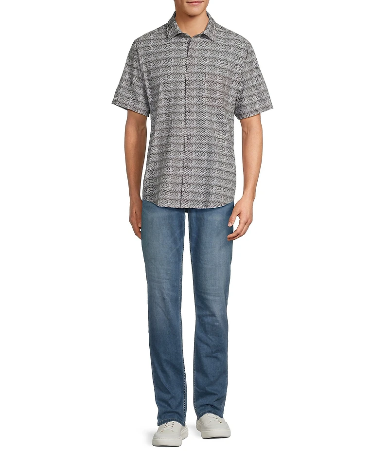 Tommy Bahama Bahama Coast Tile Isle Short Sleeve Woven Shirt