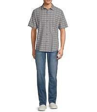 Tommy Bahama Bahama Coast Tile Isle Short Sleeve Woven Shirt