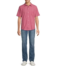 Tommy Bahama Bahama Coast Tile Isle Short Sleeve Woven Shirt