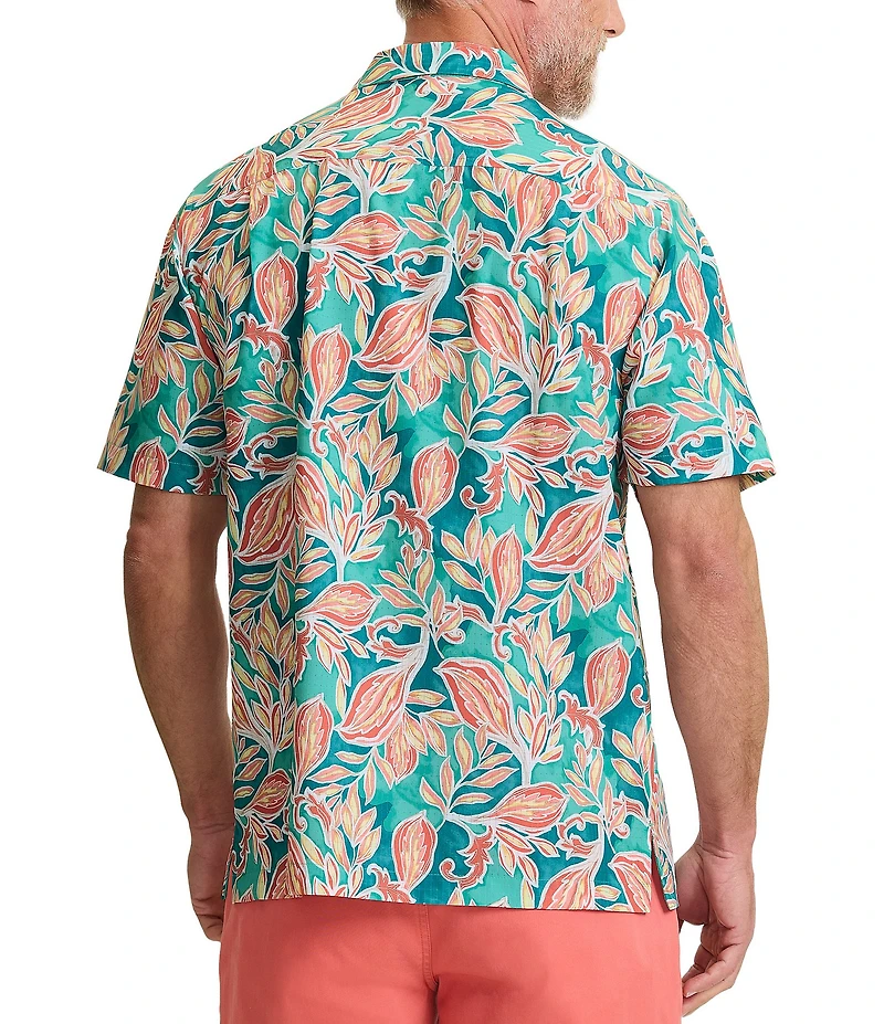 Tommy Bahama Bahama Coast Wild Vines Short Sleeve Woven Camp Shirt