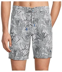 Tommy Bahama Baja Frond Vines 8#double; inch Swim Trunks