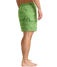 Tommy Bahama Baja Palm Tini 8#double; Inseam Swim Trunks