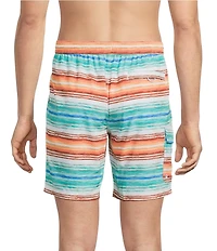 Tommy Bahama Baja Serape Stripe 8#double; Inseam Boardshorts