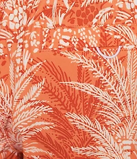 Tommy Bahama Baja Sunset Palms 8#double; Inseam Swim Trunks