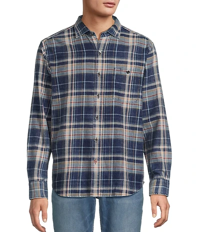 Tommy Bahama Baranco Plaid Long Sleeve Woven Shirt
