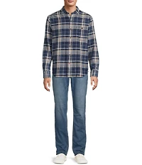 Tommy Bahama Baranco Plaid Long Sleeve Woven Shirt