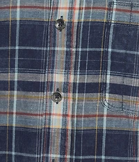 Tommy Bahama Baranco Plaid Long Sleeve Woven Shirt