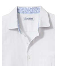 Tommy Bahama Barbados Breeze Playa Plaid Long Sleeve Linen Blend Shirt