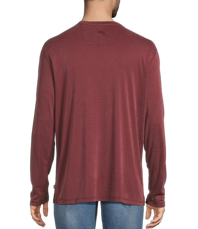 Tommy Bahama Bay Stripe Long Sleeve T-Shirt