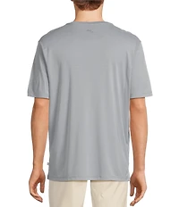 Tommy Bahama Bay Stripe V-Neck Short Sleeve T-Shirt