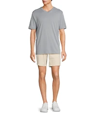 Tommy Bahama Bay Stripe V-Neck Short Sleeve T-Shirt