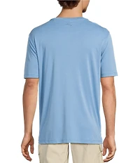 Tommy Bahama Bay Stripe V-Neck Short Sleeve T-Shirt