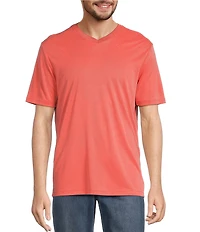Tommy Bahama Bay Stripe V-Neck Short Sleeve T-Shirt