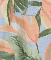 Tommy Bahama Beach Bloom Poplin V-Neck Short Sleeve Top