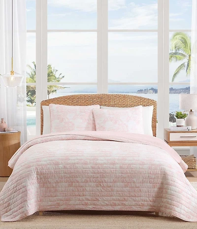 Tommy Bahama Beach Bluff Toile Cotton Quilt Mini Set