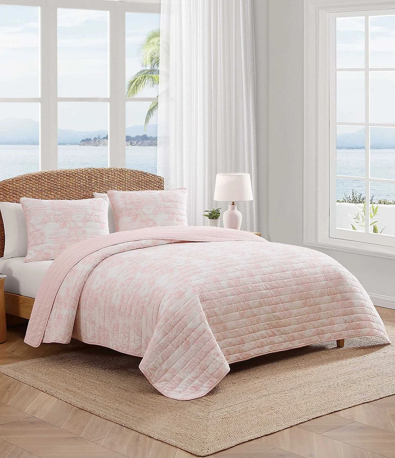 Tommy Bahama Beach Bluff Toile Cotton Quilt Mini Set
