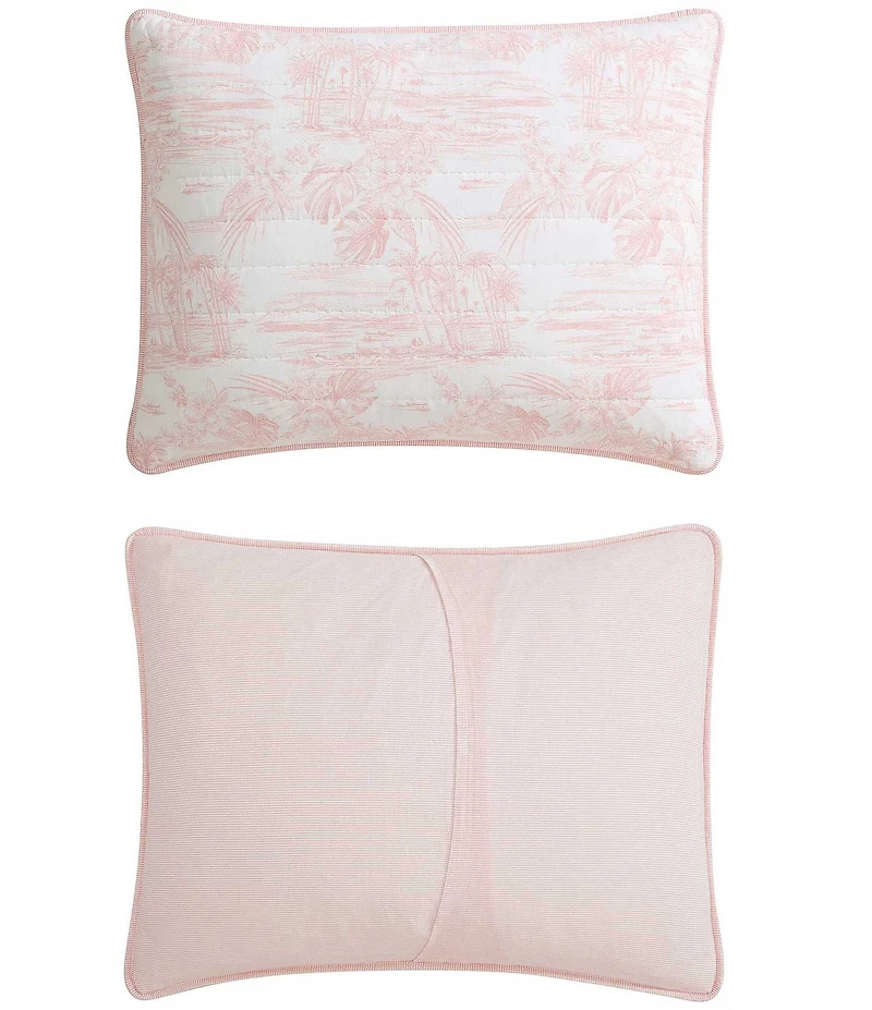 Tommy Bahama Beach Bluff Toile Cotton Quilt Mini Set