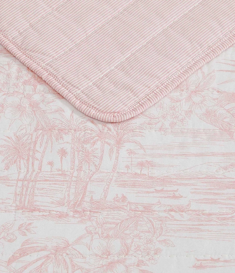Tommy Bahama Beach Bluff Toile Cotton Quilt Mini Set