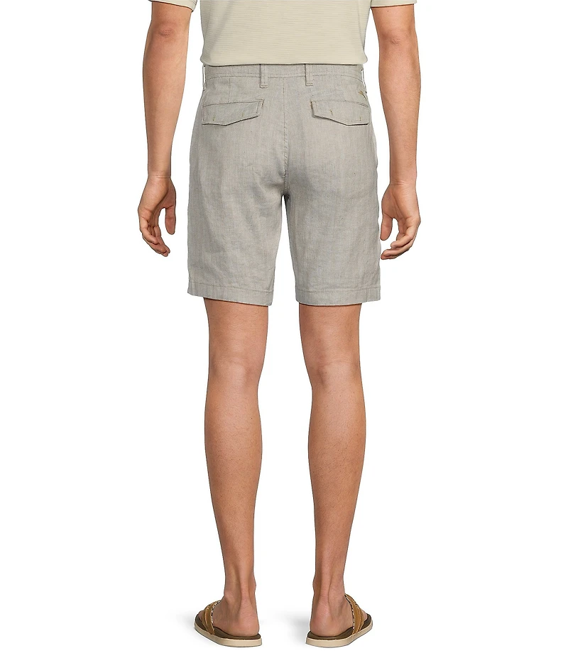 Tommy Bahama Beach Coast Linen 9#double; Inseam Shorts