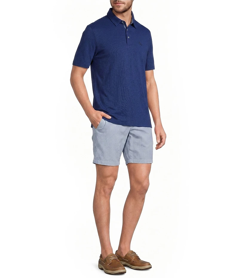 Tommy Bahama Beach Coast Linen 9#double; Inseam Shorts