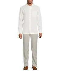 Tommy Bahama Beach Coast Linen Full Elastic Pants